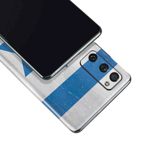 Israel Flag Distressed Galaxy S20 Fan Edition Skin